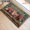 Uni Beefmaster Hope You Bought Alcohol Custom Name Doormat