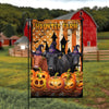 Uni Dexter Cattle Haunted Farm Halloween Flag