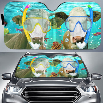 Uni Simmental Diving All Over Printed 3D Sun Shade