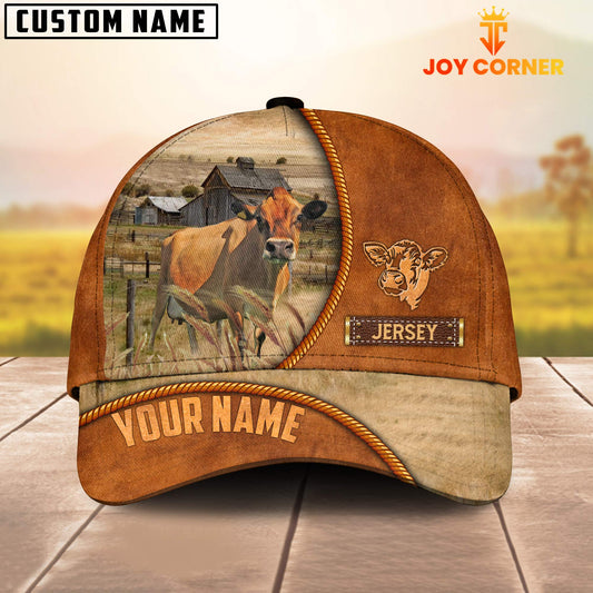 Uni Custom Name Jersey Leather Pattern Cap TT9