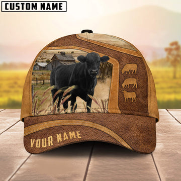 Uni Black Angus On The Farm Custom Name Cap