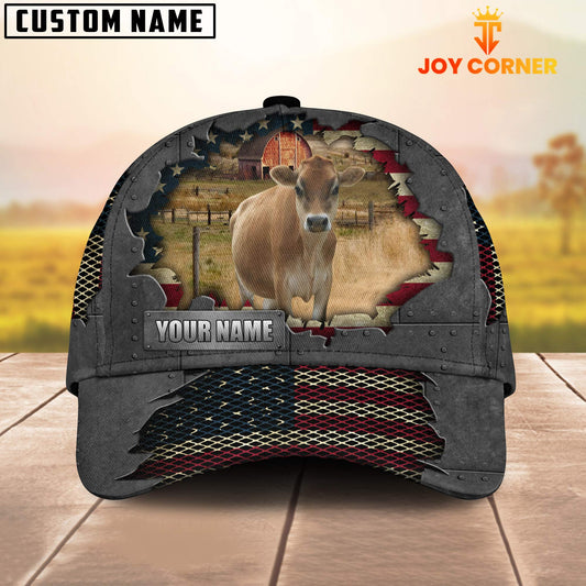 Uni Jersey Customized Name US Flag Net Cap