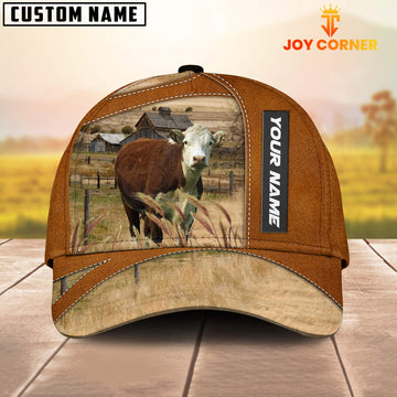 Uni Hereford Customized Name Brown Cap