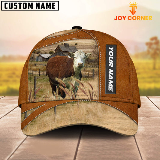 Uni Hereford Customized Name Brown Cap