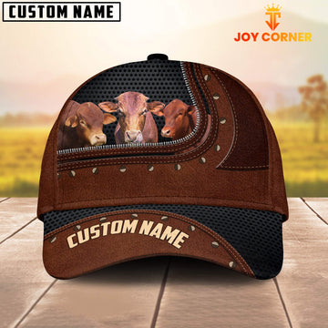 Uni Beefmaster Happiness Zipper Pattern Customized Name Cap