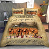 Uni Beefmaster God Says You Are Custom Name Bedding Set