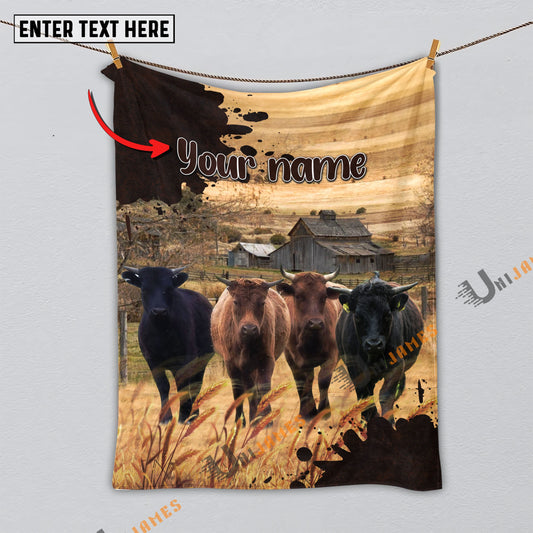 Uni Personalized Name Diligent Dexter Blanket