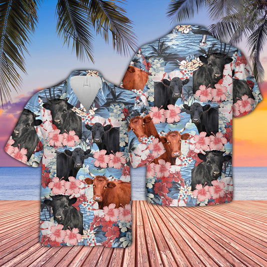 Uni Dexter Flower Farming 3D Hawaiian Shirt