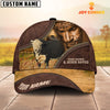 Uni Black Hereford Farm & Jesus Customized Name Cap