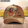 Uni Chicken Customized Name Brown Cap