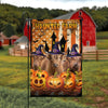 Uni Highland Cattle Haunted Farm Halloween Flag