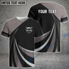 Uni Custom Text Uniform Full Colors 3D T-shirt
