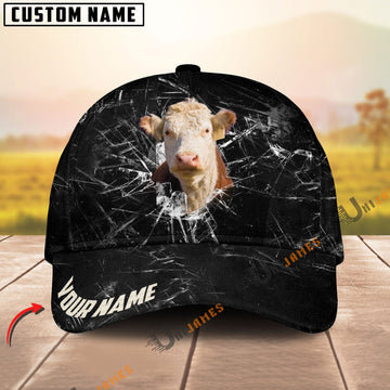 Uni Hereford Glass Broken Customized Name Cap