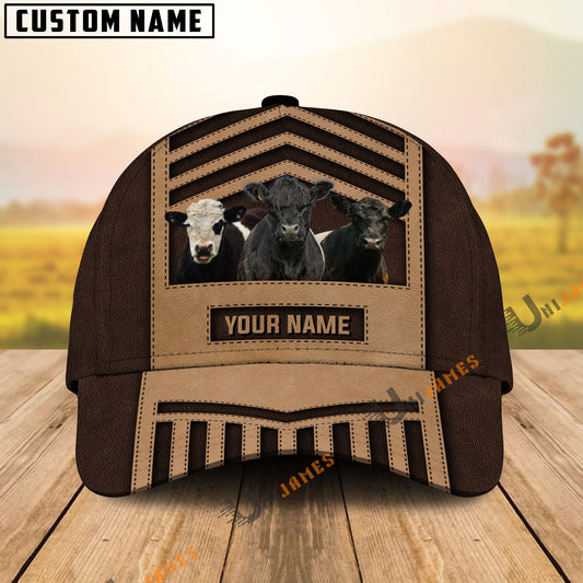 Uni Belted Galloway Happiness Window Personalized Name 3D Cap