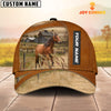 Uni Horse Customized Name Brown Cap