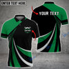 Uni Custom Text Uniform Full Colors 3D Polo Shirt