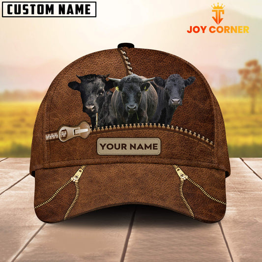 Uni Dexter Cattle Zipper Pattern Customized Name Cap