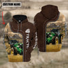 Uni Tracto Farming Leather Pattern Personalized 3D Hoodie