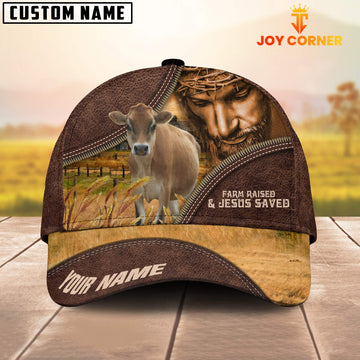 Uni Jersey Farm & Jesus Customized Name Cap