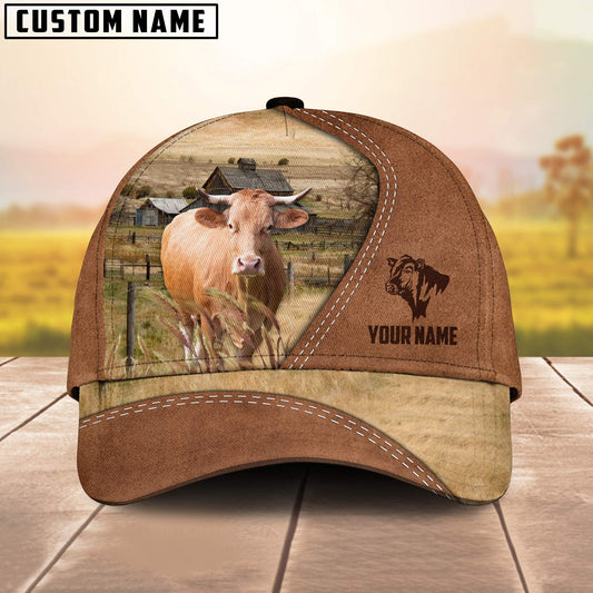 Uni Gelbvieh Customized Name Brown Cap