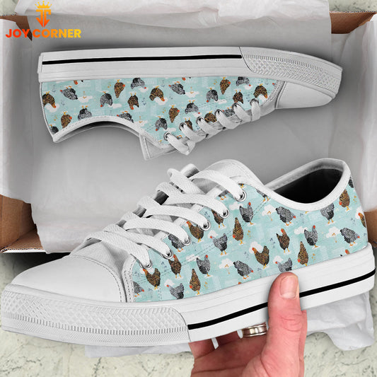 Uni Chicken Pattern Low Top Shoes