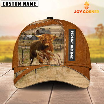 Uni Highland Customized Name Brown Cap