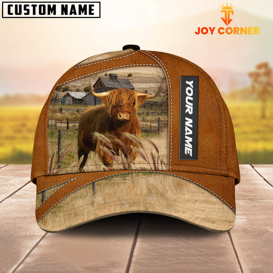 Uni Highland Customized Name Brown Cap