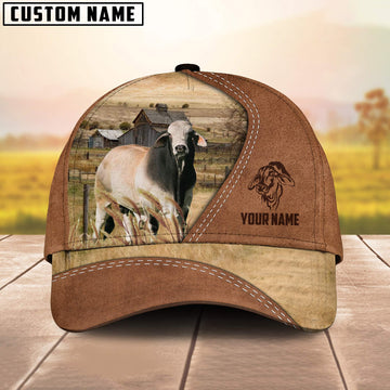 Uni Brahman Customized Name Brown Cap