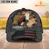 Uni Hereford Customized Name US Flag Net Cap