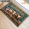 Uni Texas Longhorn Hope You Bought Alcohol Custom Name Doormat