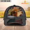 Uni Highland Customized Name US Flag Net Cap