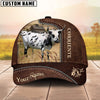 Uni Corriente Customized Name Leather Pattern Cap