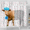 Uni Limousin Flower 3D Shower Curtain