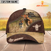 Uni Jersey On The Farm Customized Name 3D Brown Cap