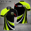 Uni Custom Text Uniform Full Colors 3D Polo Shirt