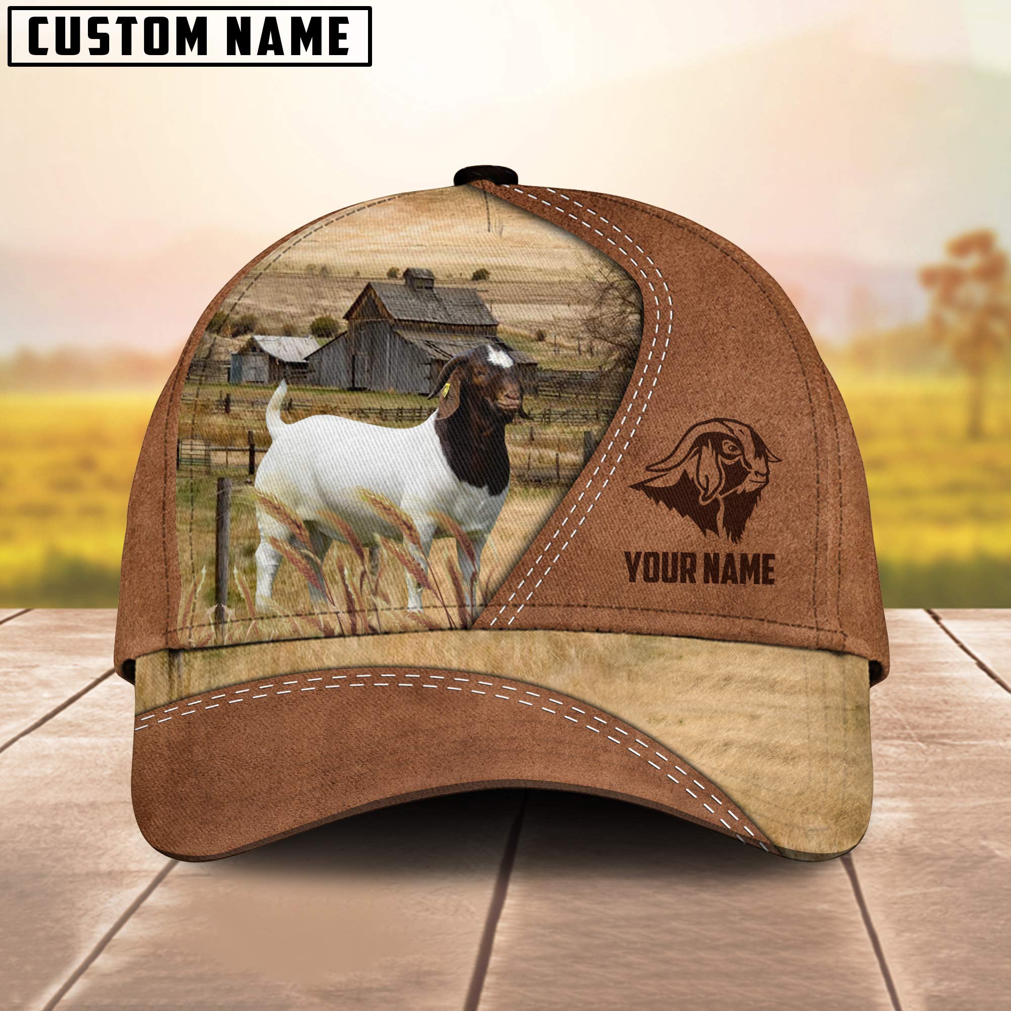 Uni Boer Customized Name Brown Cap – UniJames
