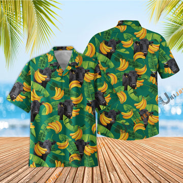 Uni Dexter Banana Green Summer Hawaiian Shirt