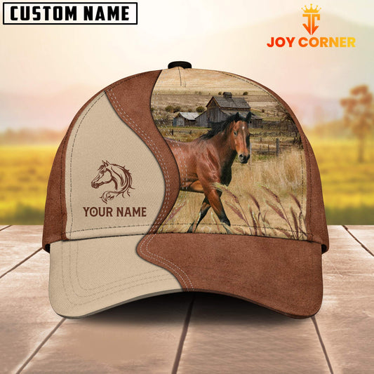 Uni Horse Customized Name Choco Cap