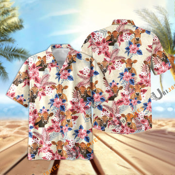 Uni Jersey Flowers Cool Summer Pattern Hawaiian Shirt