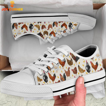 Uni Chicken Flower Farm Pattern Shoes