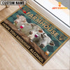 Uni Charolais Hope You Bought Alcohol Custom Name Doormat