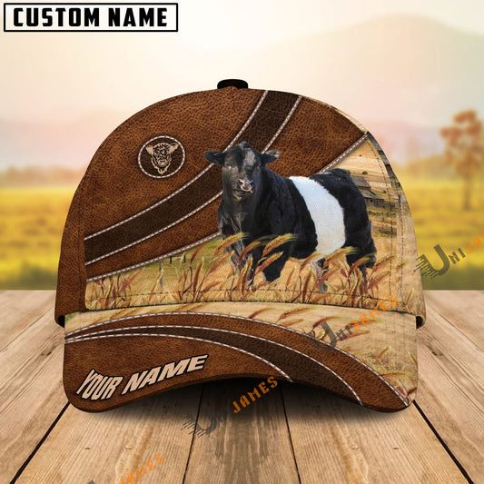 Uni Belted Galloway Cool Farming Customized Name Cap