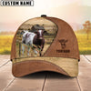 Uni Shorthorn Customized Name Brown Cap