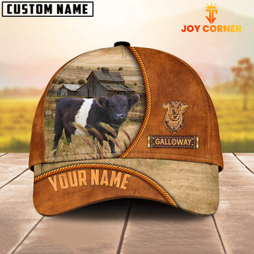 Uni Custom Name Galloway Leather Pattern Cap