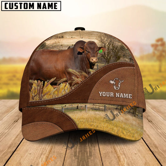 Uni Beefmaster Farm Living Pattern Customized Name Cap