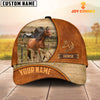 Uni Custom Name Horse Leather Pattern Cap TT8