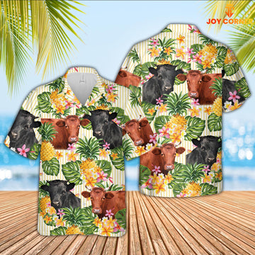Uni Dexter Pineapple Pattern Hawaiian Shirt