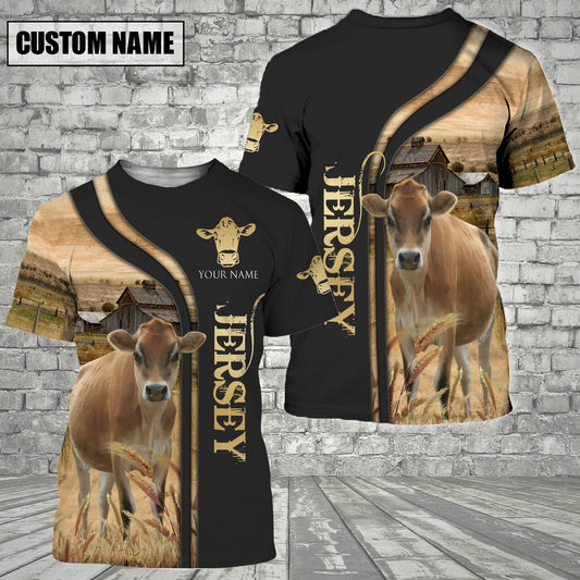 Uni Customized Name Name Jersey On The Farm 3D T - Shirt 2023