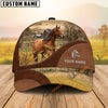 Uni Horse Farm Living Pattern Customized Name Cap