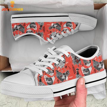 Uni Chicken Pattern Low Top Shoes